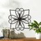 Set of 2 20"L Traditional Heart and Petal Iron Scroll Outdoor Wall Decor